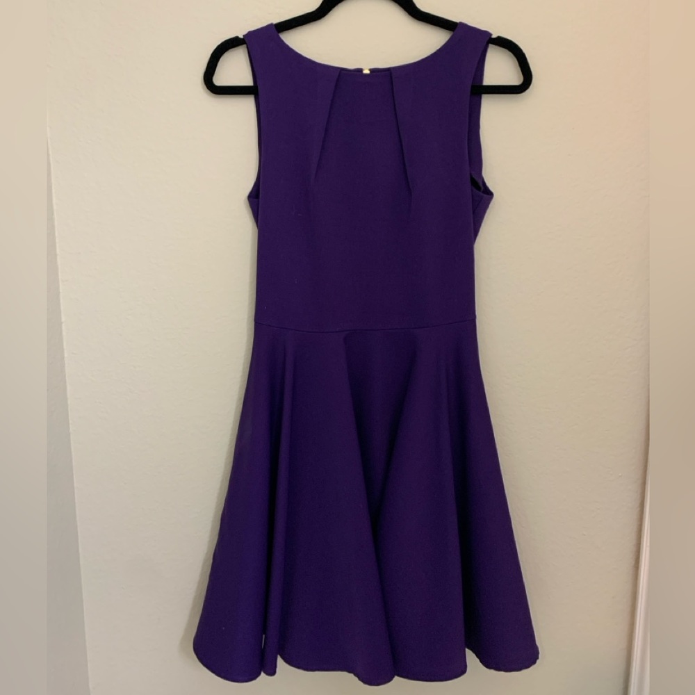 Closet Brand Fit and Flare Dress - Purple